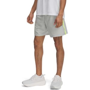 Under Armour - Launch Hardloopshort - Grijs - 100% Polyester