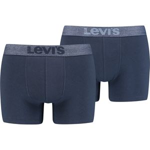 Levi's WB Heren Boxershort 4-Pack - Mood Indigo - Maat S