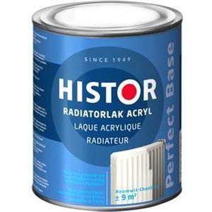 Histor Perfect Base Radiatorlak Acryl 0,75 liter - Zuiver Wit (Ral 9010)