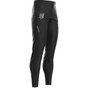 Compressport Hurricane Waterproof 10/10 Pants Unisex Zwart Waterdichte Hardloopbroek L