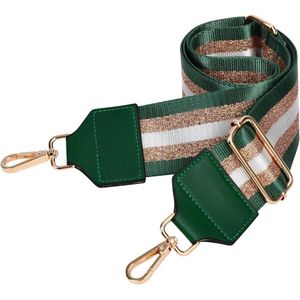Verstelbare kleurrijke doe-het-zelf tasriem - Universele lange riem - Brede schouderriem voor dames en heren - Accessoires voor tas