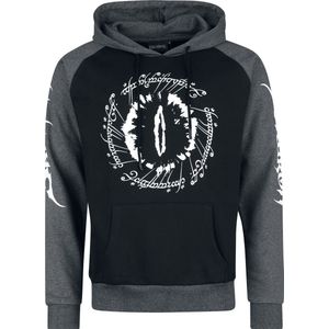 The Lord Of The Rings Sauron Eye Heren Trui met capuchon - zwart/grijs - M