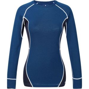 Regatta Sportshirt Beru Dames Merinowol/polyester Blauw Mt 46