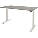 Dextro - Basic - Zit/Sta Bureau - Wit - Licht Grijs - Elektrisch Verstelbaar