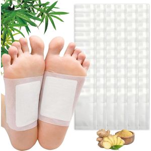 Thelau - Detox Voetpleisters - 20 stuks - Ontgiftingspleisters voor Diepe Reiniging - Natuurlijke Detox-Pleisters - Verlicht Pijn en Verbeter Slaap - 100% Natuurlijk - Originele Pads