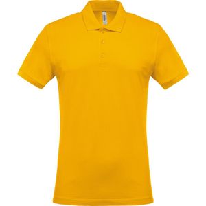 Kariban Piqué-herenpolo korte mouwen K254 - Yellow - 4XL