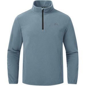 Lichtgewicht Heren Fleece Pullover 1/4 Zip voor Lente, Herfst en Winter