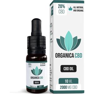 Organica CBD Olie 20 procent - 2000mg CBD - 10ml