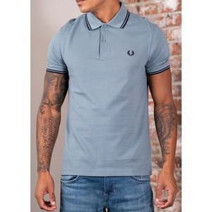 Fred Perry Twin tipped polo - stockport blue navy