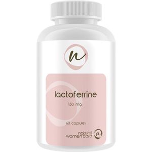 Natural Women Care - Lactoferrine - 300 mg In vegetarische, maagzuur resistente capsule - Gezuiverd, en vrij van LPS (lipopolysachariden)