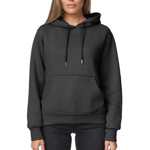Smith & Solo Hoodie Dames - Sweatshirt Dames Met Capuchon - Katoen - Antraciet XS