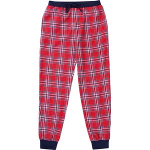 La-V flanel joggingbroek heren Rood XL