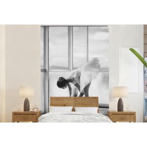Vrouw - Ballet - Ballerina - Balletschoenen - Zwart wit