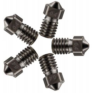 3D printer reserveonderdelen - 3D Printer Nozzles - 5-delige Hard Staal E3D V6 Nozzles, 0,4mm, 3D Printer Accessoires