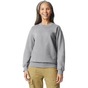 Gildan - Softstyle Midweight Fleece Crewneck Sweater - Cement maat 3XL
