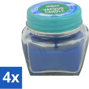 Airpure - Kaars Tegen Verkoudheid - Geurkaars - Verlichting bij Verkoudheid - 28,5 g - Voordeelverpakking - 4 stuks