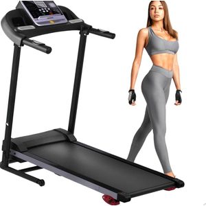 Loopband Inklapbaar - Loopbanden Voor Thuis - Opvouwbare Loopband Voor Thuis - Walking Pad Treadmill - Inklapbare Wandelband - Opvouwbaar En Stil - Vering En Demping - Fitness - Dunne En Lichteloopband Voor Thuis - Geen Montage Vereist