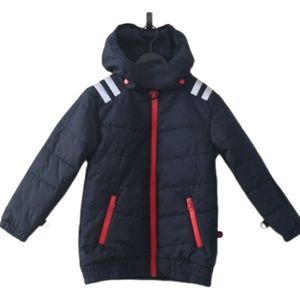 Ducksday - Winterjas - Sherpa fleece - waterdicht - winddicht - Skijas -Unisex - Donkerblauw - maat 158/152 - 12 jaar