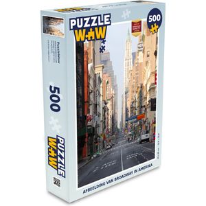 Puzzel Amerika - SoHo - New York - Legpuzzel - Puzzel 500 stukjes