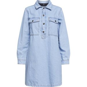 SISTERS POINT Ovea-dr1 Dames Jurk - L.Blue wash - Maat XS