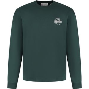 Pure Path T-shirt Boxy Fit 25030126 10 Army Green Mannen Maat - S