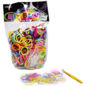 Rainbow Loom Bands Elastiekjes - Mix - 600 stuks