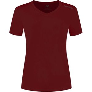 Rogelli Sportshirt Dames Korte Mouwen - Hardloopshirt - Bordeaux - L