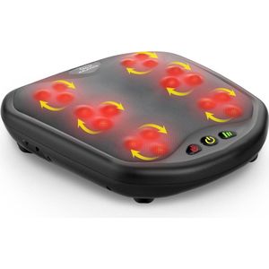 Voet Massager met Warmte Functie - 18 Flexibele Knedende Massagekoppen - Massagers voor Alle Voetmaten - Voetverwarming Elektrische Massager - Ontspanning Geschenken Voetmassage