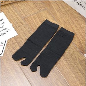 Go Go Gadget - Tabi Sokken: Japanse Sokken - Zwart - 40/46 - Beenmode