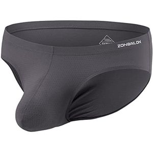 Heren Nylon Slip - Sexy Ondergoed met Bulge Pouch - Lage Taille - Comfortabele Heupslip voor Daggemaakt