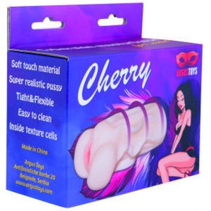 Argus Cherry Pocket Pussy Masturbator Met Echte Vagina Lippen - 12,5 Cm