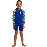 Funky Trunks Go Uv-overall Met Lange Mouwen Blauw 3 Years