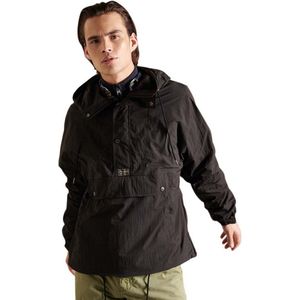 SUPERDRY Mountain Overhead Jas Mannen Zwart - Maat L