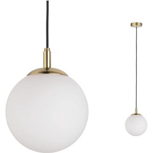 Paulmann Neordic Menja - hanglamp - glas/messing - Ø20cm