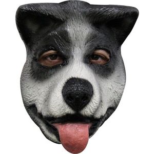 Partychimp Husky Hond Gezichts Masker Carnaval Halloween Masker voor bij Halloween Kostuum Volwassenen - Latex - One-size