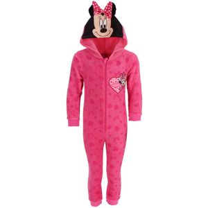 Minnie Mouse Onesie - Maat 122/128- Polyester - Roze - Meisjes