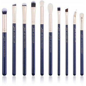 Jessup T482 Pruisisch Blauw/Golden Sands Make-up Kwastenset - 10 Stuks