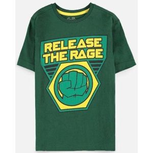 Marvel The Hulk - Release The Rage Kinder T-shirt - Kids 122/128 - Groen