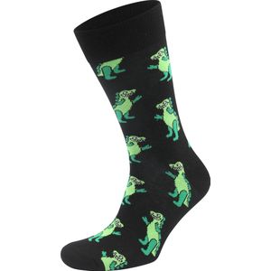 Happy Socks Sokken Inflatable Dino - Maat 41-46 - Heren - Grappige sokken - Halfhoge sokken