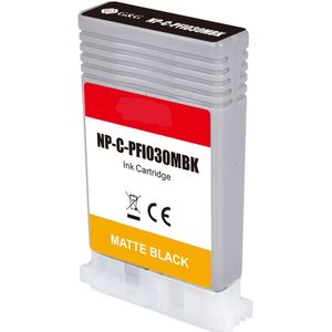 INKFIND PFI-030 Mat Zwart Inktcartridge compatibel met Canon PFI-030 - 1-pack Mat Zwart*1