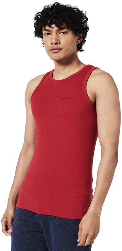 Superdry - Vle Vest - T-shirt - Rood - M