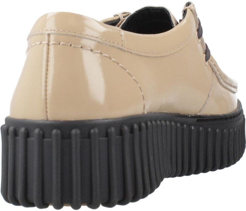 Clarks - Bee Patent - Veterschoenen - Beige - Dames