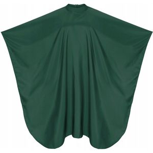 FOX Kapperscape met siliconen halsband - Olijfgroen