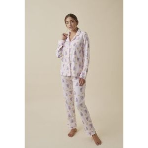 Promise - Pyjama Party-Set Cats 3 - maat XS - Print/Roze