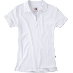 Workwear Damespolo 'Susa' met korte mouw White - XS