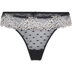 LingaDore - Black & Sand String - maat XXL - Zwart