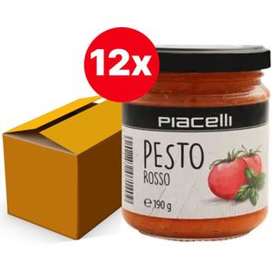 Antipasti pesto met tomaten pesto rosso 190g - Doos 12 stuks