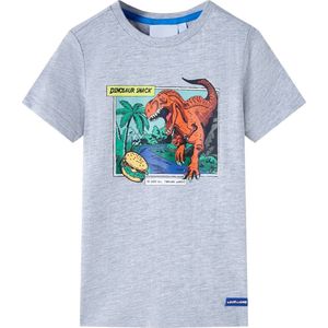 vidaXL - Kindershirt - 140 - grijs