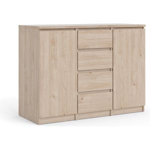 Nada dressoir 2 deuren en 4 laden Hickory decor.