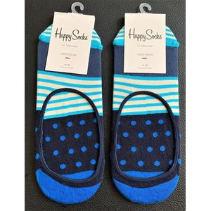 2 paar Happy socks ""Liner"" Unisex Maat 41-43